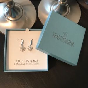 Touchstone Crystal Petite Snowflake Earrings